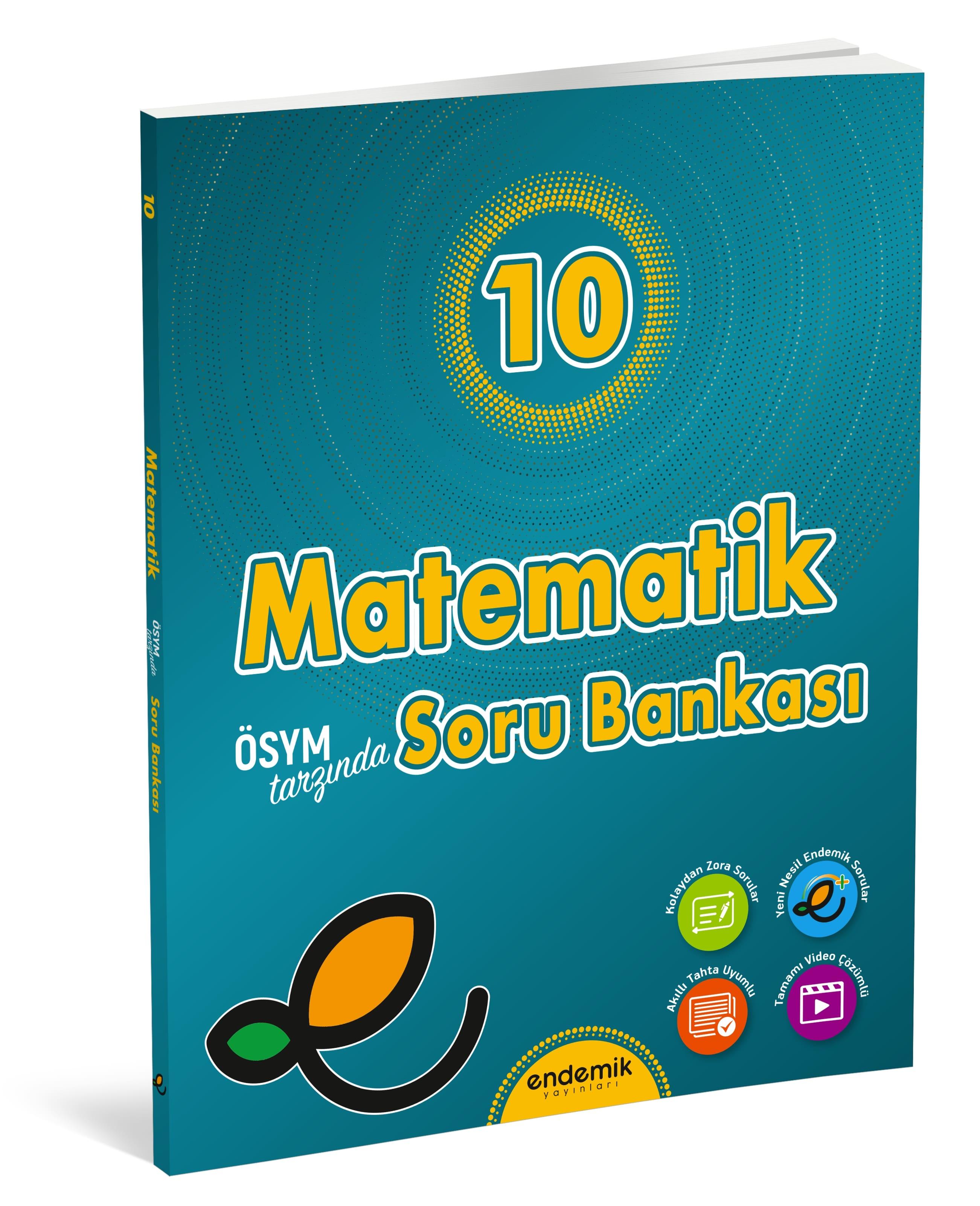 Endemik Yayınları 10.Sınıf Matematik Soru Bankası- Yeni Müfredat